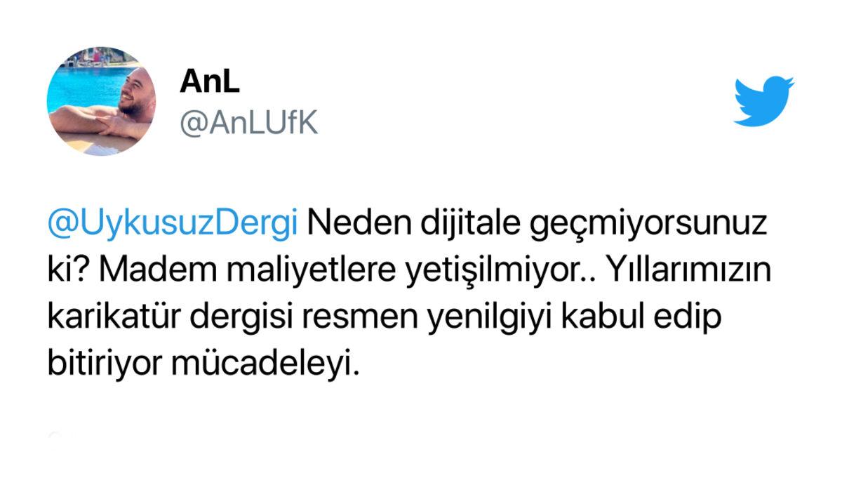 Türkiye’nin En Popüler Mizah Dergilerinden Uykusuz’un Kapanacağı Açıklandı, Sosyal Medya Yıkıldı