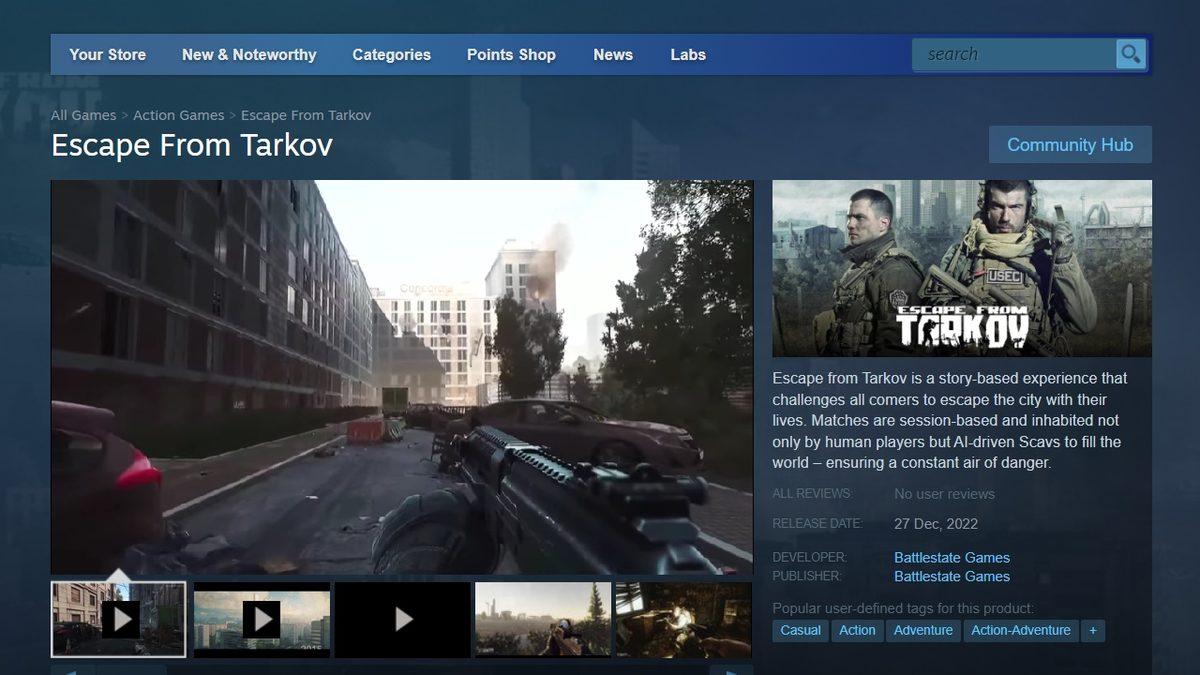 Steam’deki Sahte Oyunlara Dikkat: Popüler Oyun Escape From Tarkov, Fiyatının Yüzlerce Lira Altında Satışa Çıktı