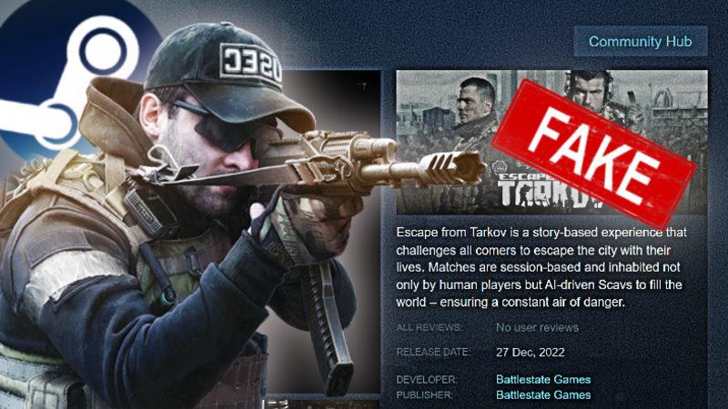 Steam’deki Sahte Oyunlara Dikkat: Popüler Oyun Escape From Tarkov, Fiyatının Yüzlerce Lira Altında Satışa Çıktı