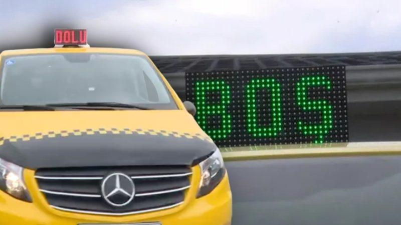 İstanbul’da Taksilere Akıllı Tepe Lambası Geliyor: Boş ya da Dolu Olduğunu Gösterecek!