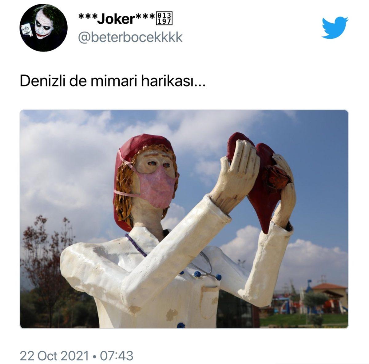 Bir Mimari Facia Daha: Denizli’de Sağlık Çalışanlarına ’Teşekkür’ İçin Yapılan Heykellere Tepki Yağdı