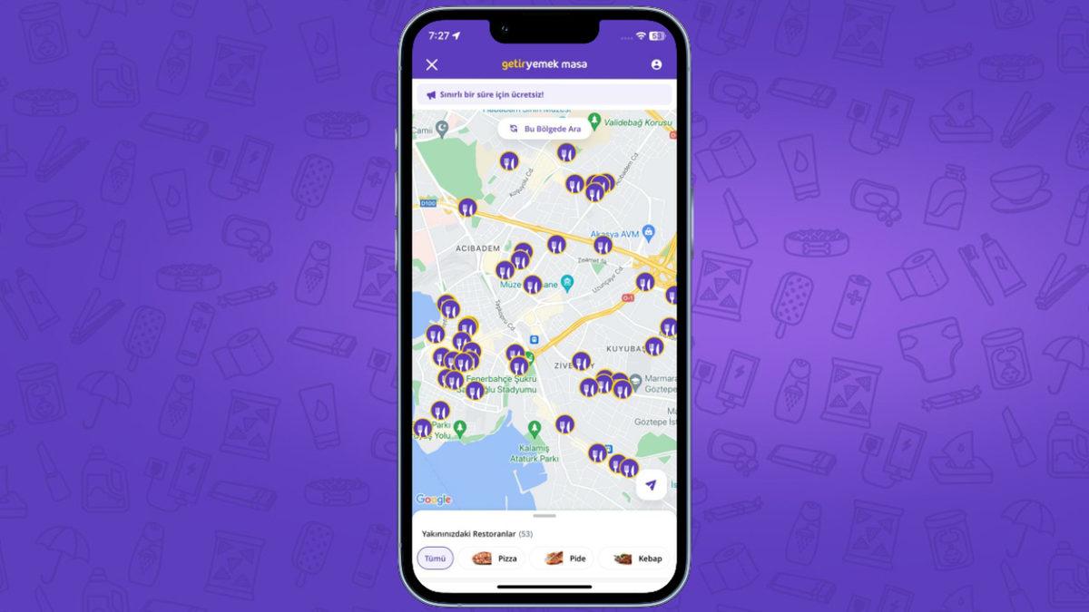 Getir, Gittiğiniz Restoranlarda İndirimli Yemek Yemenizi Sağlayan GetirYemek Masa’yı Kullanıma Sundu