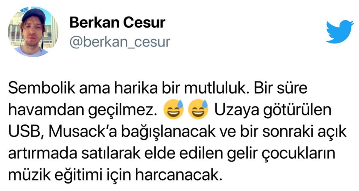 2 Hafta Önce Uzaya Giden Bir Astronot, Yanında Türk Sanatçıya Ait Bu Şarkıyı da Götürdü