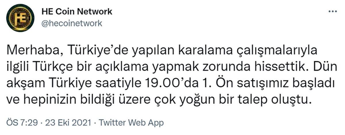Yeni ’Kripto Para Birimi’ HE Coin’in Dolandırıcılık Olduğu İddiası Ortalığı Karıştırdı: İşte Tüm Gelişmeler