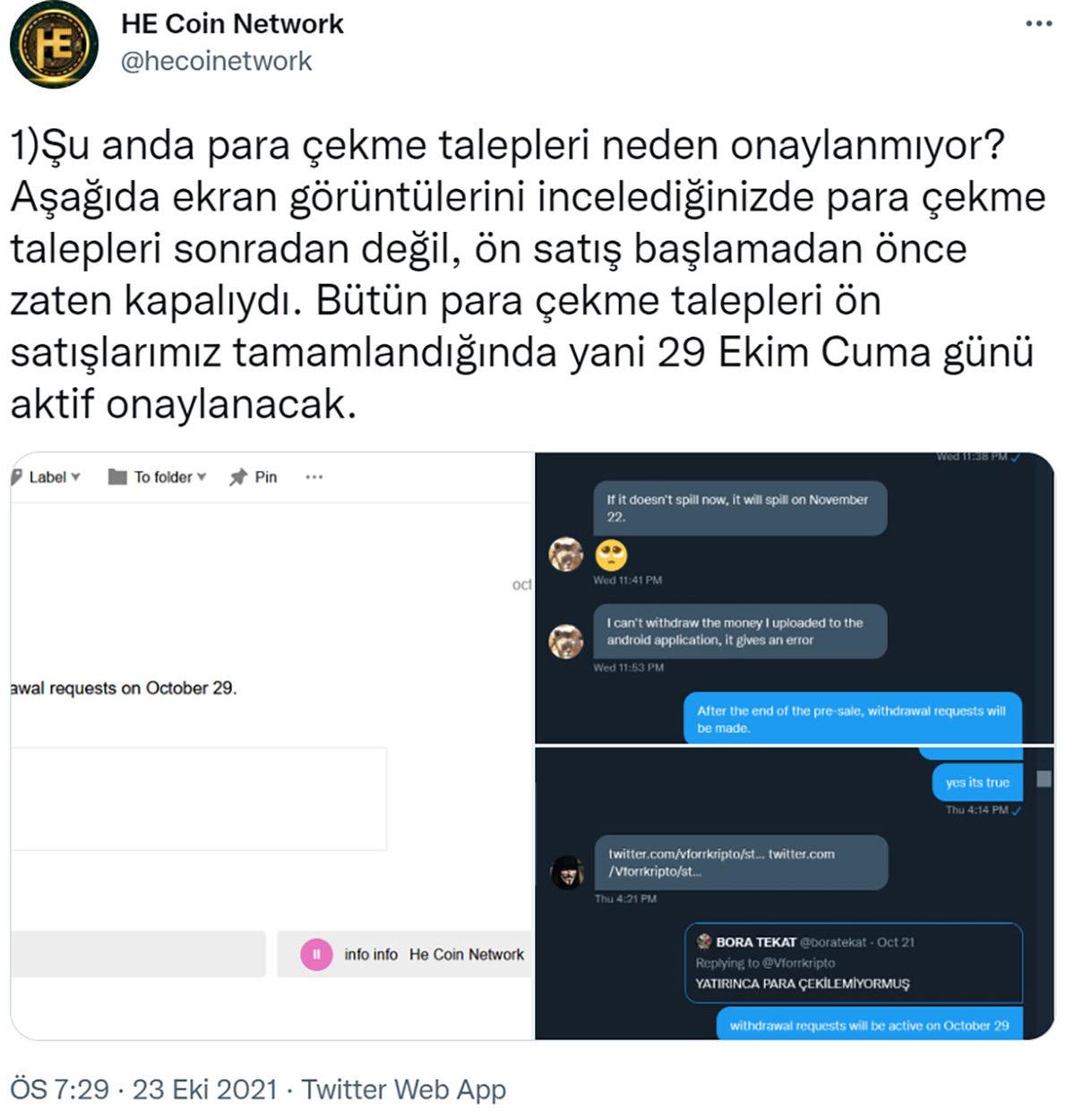 Yeni ’Kripto Para Birimi’ HE Coin’in Dolandırıcılık Olduğu İddiası Ortalığı Karıştırdı: İşte Tüm Gelişmeler