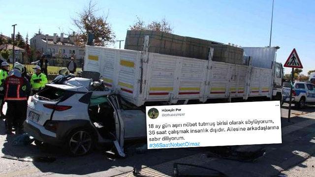 36 Saatlik Nöbetin Ardından Kazada Hayatını Kaybeden Doktorun Meslektaşları İsyan Etti: Yorgun Doktorlar Ölüyor