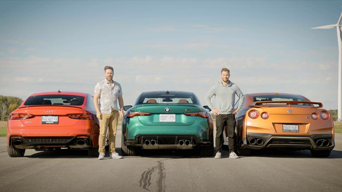 BMW M4 xDrive, Nissan GT-R ve Audi RS5 Sportback Üçlü Drag Yarışında