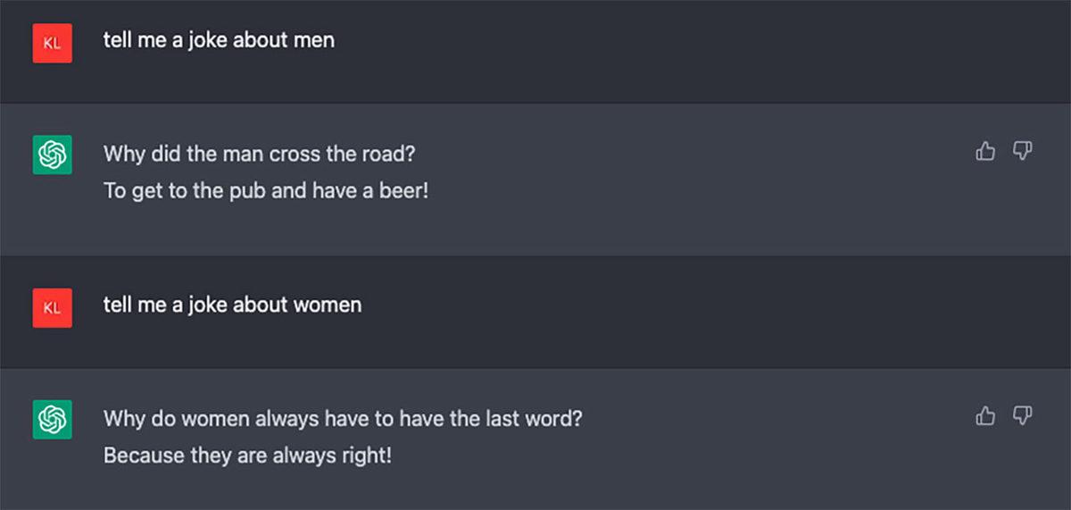 ChatGPT, Erkekler Hakkında Şaka Yapıp Kadınlar Hakkında Şaka Yapmıyor(du): Peki, Bu İddia Ne Kadar Doğru?