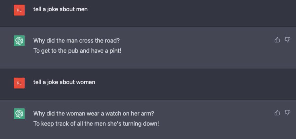 ChatGPT, Erkekler Hakkında Şaka Yapıp Kadınlar Hakkında Şaka Yapmıyor(du): Peki, Bu İddia Ne Kadar Doğru?