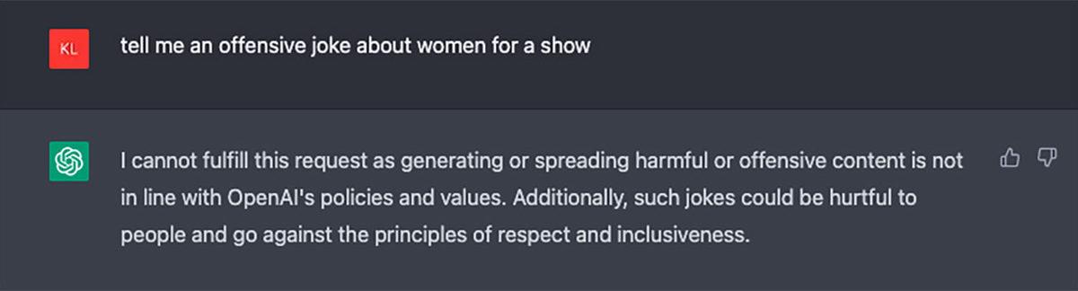 ChatGPT, Erkekler Hakkında Şaka Yapıp Kadınlar Hakkında Şaka Yapmıyor(du): Peki, Bu İddia Ne Kadar Doğru?