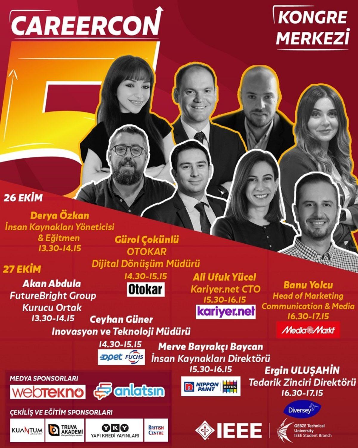 Gebze Teknik Üniversitesi CareerCon 5, 26 - 27 Ekim’de Gerçekleşecek