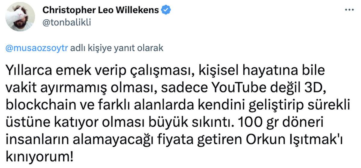 Orkun Işıtmak’ın 