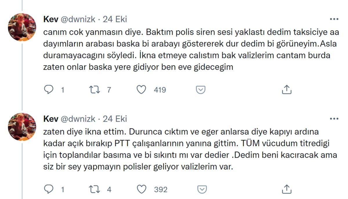 Taksici Tarafından Kaçırılan Kadının ’KADES’ Uygulaması Sayesinde Kurtulduğu Korkunç Olay