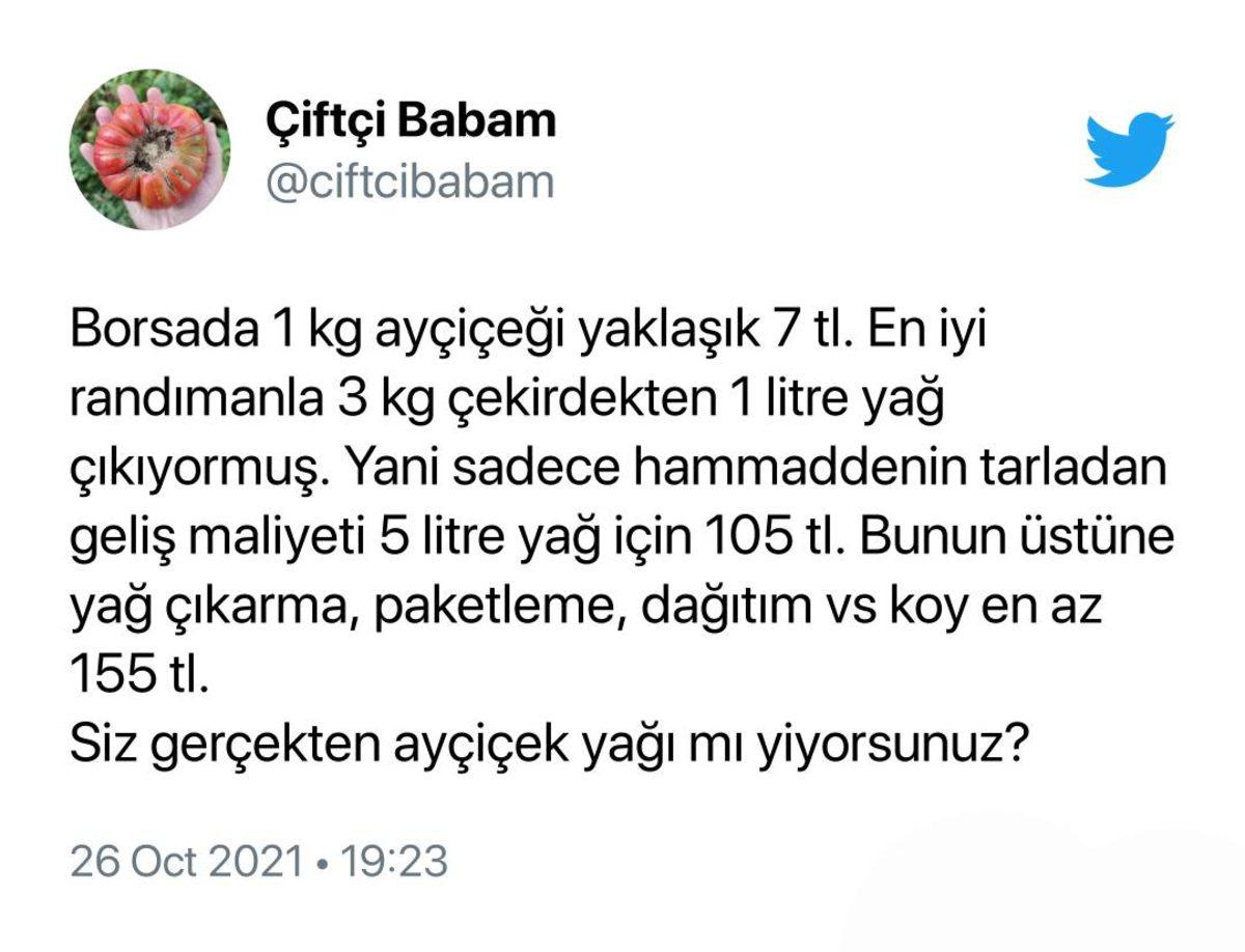 4,5 Litre Yağın Fiyatı 100 TL Oldu: Market Ürünlerine Gelen Zamlar Sosyal Medyanın Gündeminde