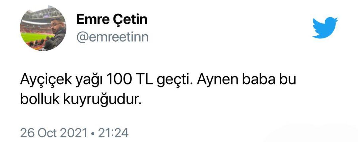 4,5 Litre Yağın Fiyatı 100 TL Oldu: Market Ürünlerine Gelen Zamlar Sosyal Medyanın Gündeminde