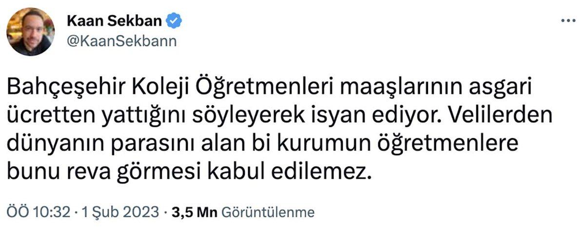 Bahçeşehir Koleji Kurucusu, Öğretmen Maaşlarına Gelen Tepkilere Verdiği Yanıtla Daha Büyük Bir Tartışma Başlattı