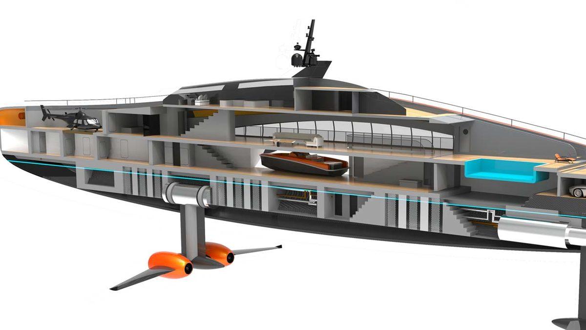 1,6 milyar TL’lik ’Uçan Yat’ Tanıtıldı (Acun’un Teknesi Yanında Kayık Gibi Kalır)