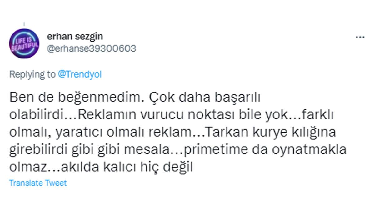 Trendyol’un Tarkan ile Çektiği İlk Reklam Filmi Yayınlandı [Video]