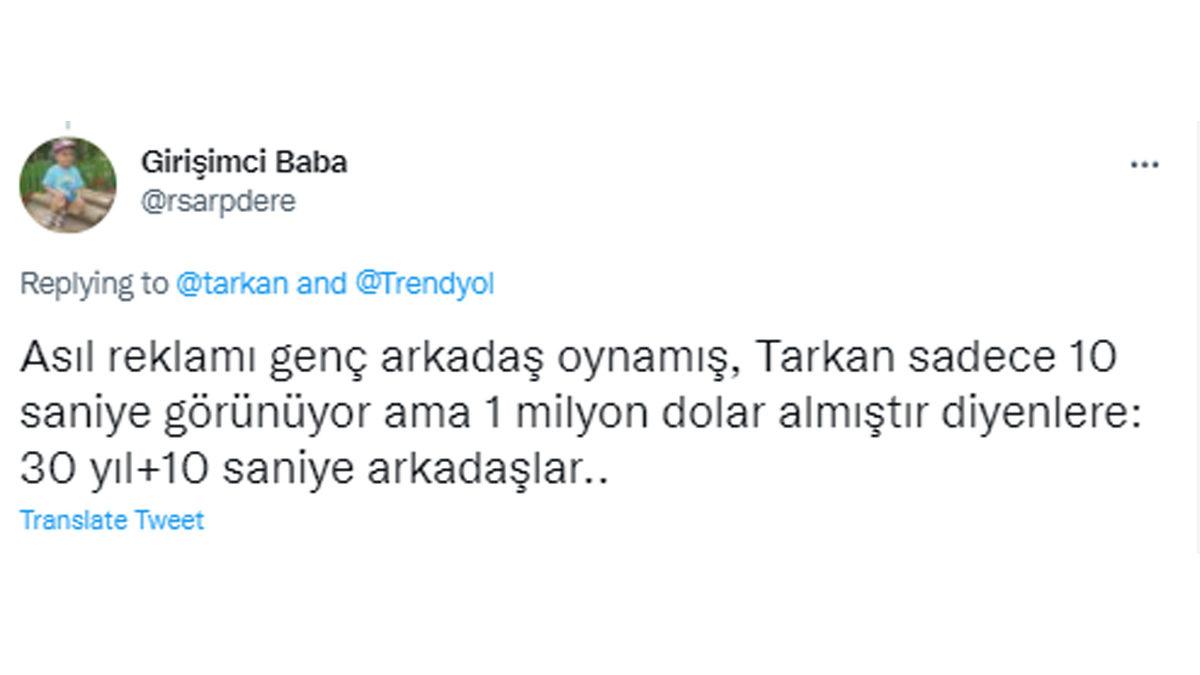 Trendyol’un Tarkan ile Çektiği İlk Reklam Filmi Yayınlandı [Video]