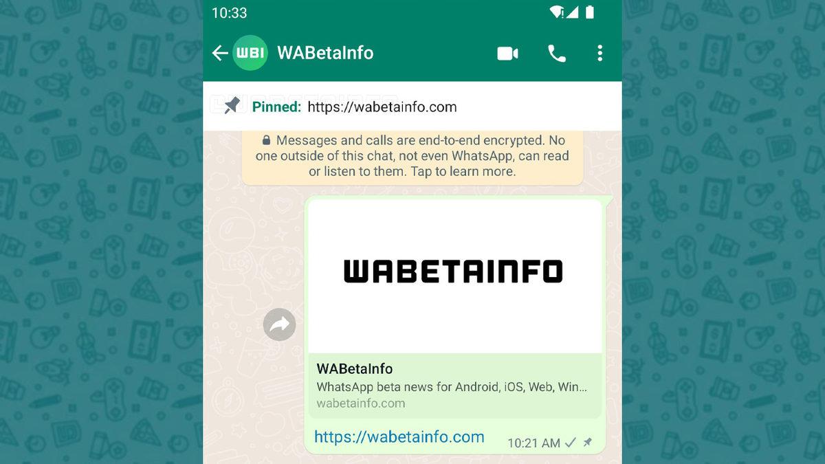 WhatsApp’ın Sabitlenmiş Mesaj Özelliğinden İlk Ekran Görüntüsü Geldi (