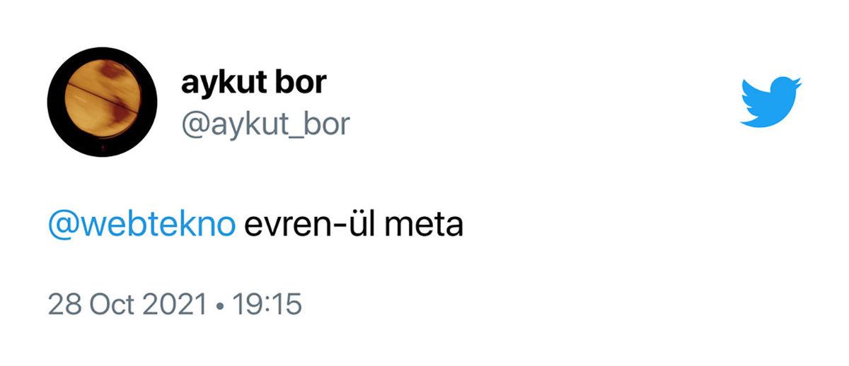 Takipçilerimize Sorduk: ’Metaverse’ Kelimesi İçin Türkçe Karşılık Önerseniz Ne Olurdu?