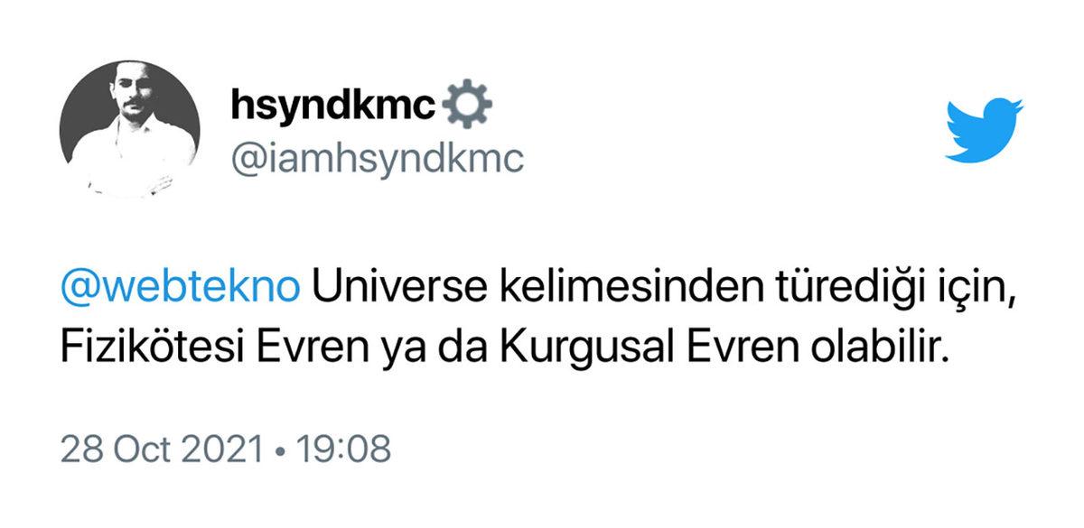 Takipçilerimize Sorduk: ’Metaverse’ Kelimesi İçin Türkçe Karşılık Önerseniz Ne Olurdu?
