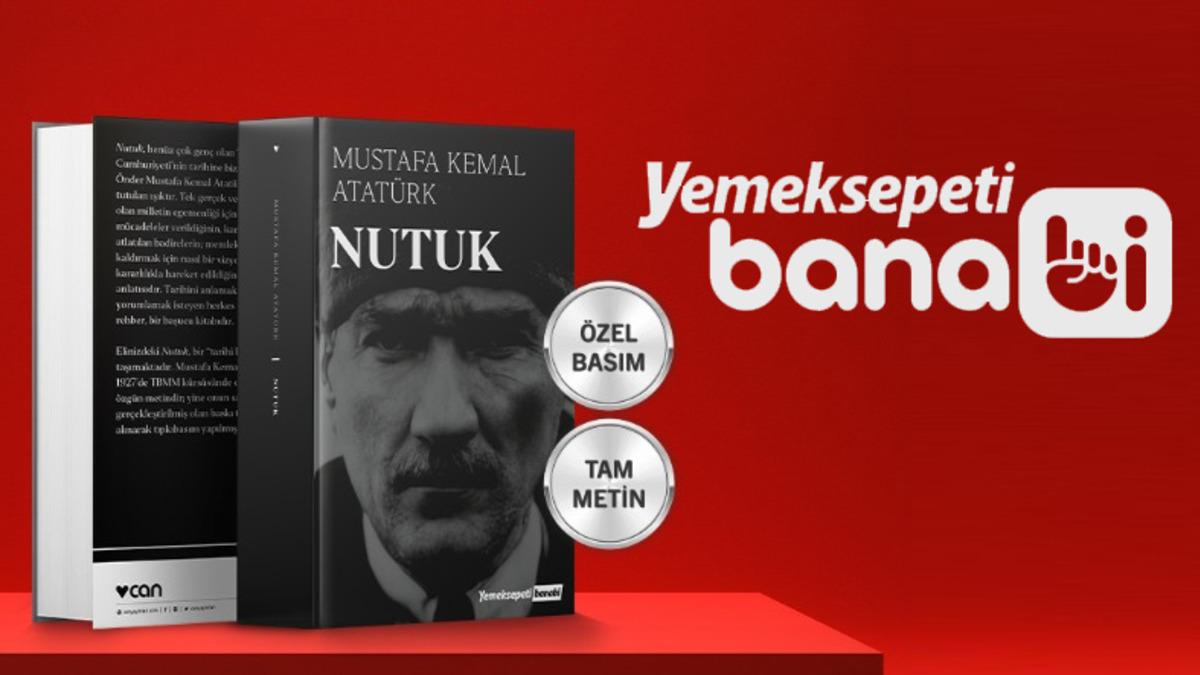 Yemeksepeti’nden Cumhuriyet Bayramı’na Özel Anlamlı Kampanya: Banabi Siparişlerinde ’Nutuk’ Hediye