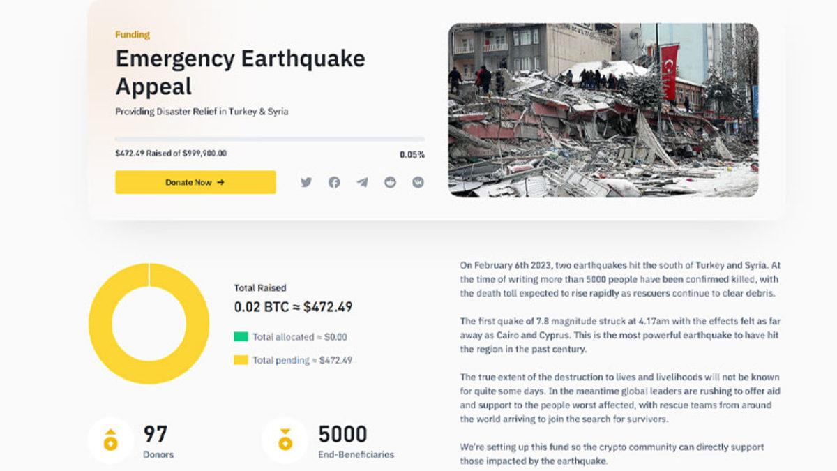 Binance Deprem Bölgesindeki Vatandaşlara 100’er Dolar Değerinde Kripto Para Dağıtacak: Peki Nasıl Alınır?