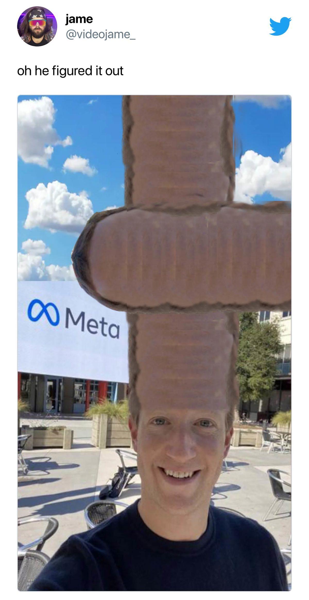 Mark Zuckerberg’in Alnı, Bir Twitter Kullanıcısı Sayesinde Paralel Evren Yolculuğuna Çıktı