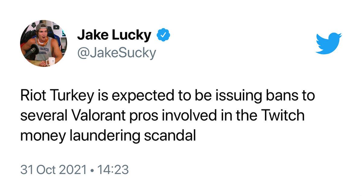 Riot Türkiye’nin Twitch’teki Para Aklama Olayındaki Profesyonel Oyuncuları Banlayacağı İddia Edildi