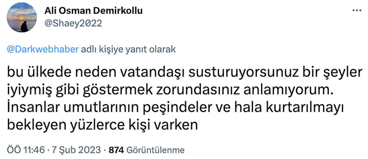 Röportajlarda Depremzedelerin ’Susturulması’ Tepki Çekti