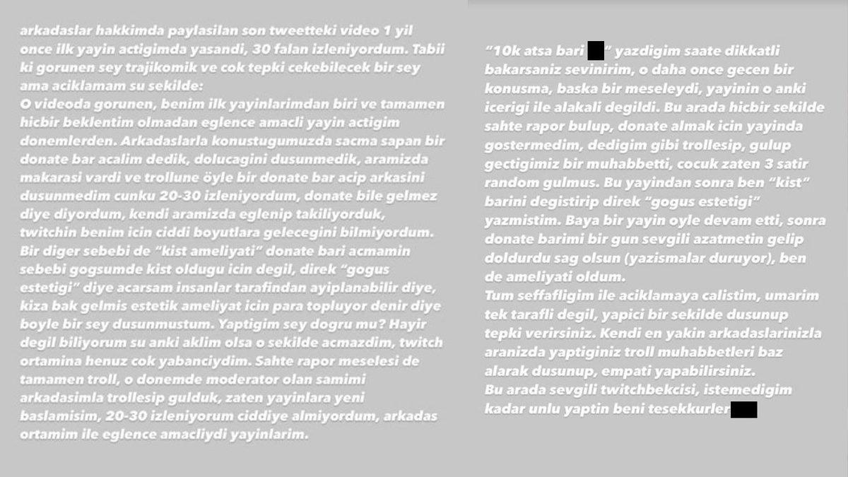 Kist Ameliyatı İçin Bağış Toplayan Twitch Yayıncısının Topladığı Paralarla Estetik Yaptırdığı Ortaya Çıktı