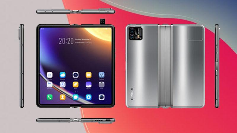 Sen Gelmesen de Olur: Tüplü Televizyon Gibi Çerçevelere Sahip Katlanabilir Telefon FlexPai’nin Tasarımı Ortaya Çıktı