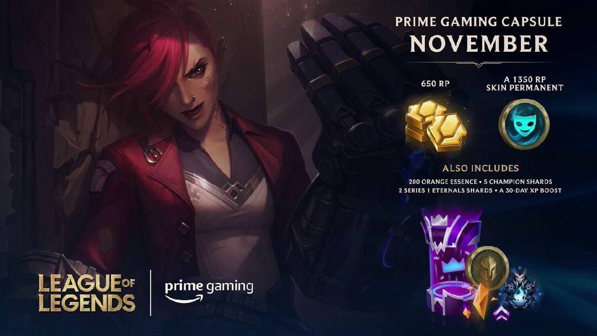 Amazon Prime’dan League of Legends Oyuncularına Yüzlerce TL Değerinde Hediye [650 RP Dahil 11 Farklı Öğe Var]