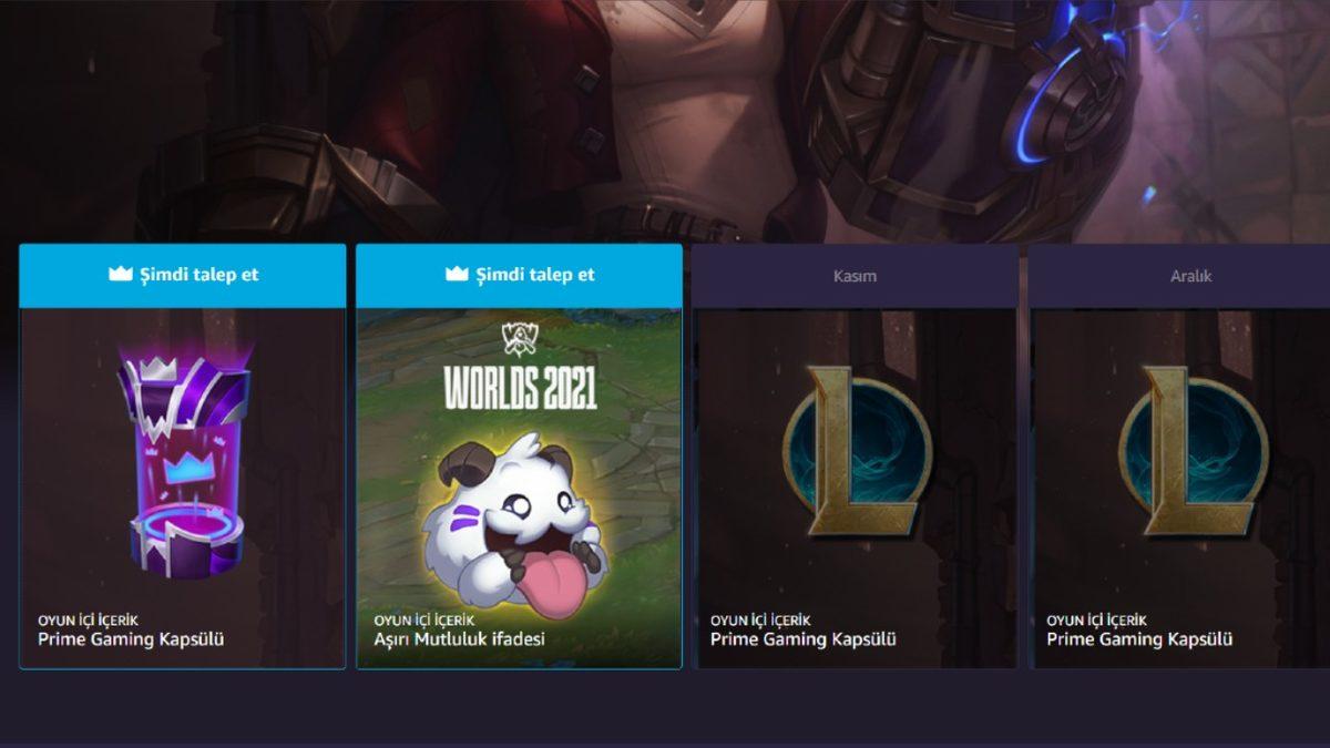 Amazon Prime’dan League of Legends Oyuncularına Yüzlerce TL Değerinde Hediye [650 RP Dahil 11 Farklı Öğe Var]