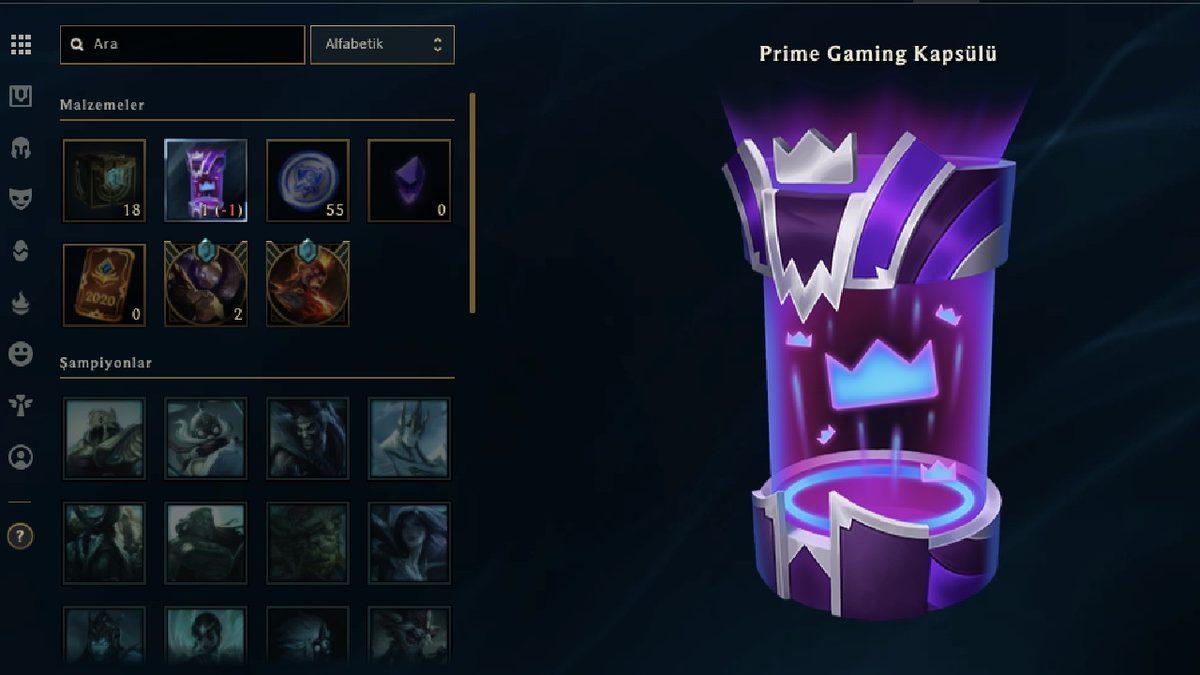 Amazon Prime’dan League of Legends Oyuncularına Yüzlerce TL Değerinde Hediye [650 RP Dahil 11 Farklı Öğe Var]