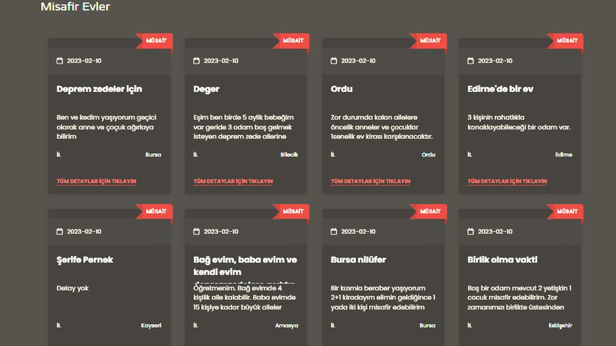 Depremzedelere Yardım İçin Kullanabileceğiniz Birbirinden Faydalı İnternet Siteleri
