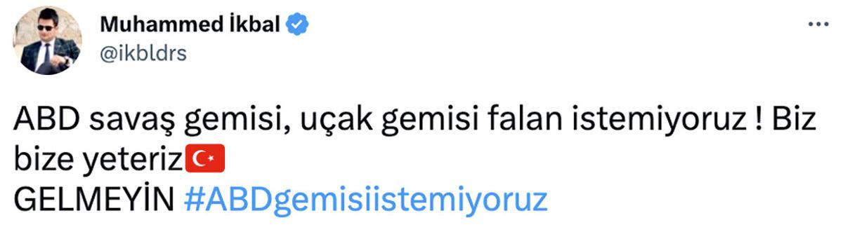 ABD’nin Depremzedelere Yardım İçin Uçak Gemisi Göndermesi Komplo Teorisyenlerini Coşturdu: #ABDgemisiistemiyoruz Etiketi Gündem Oldu