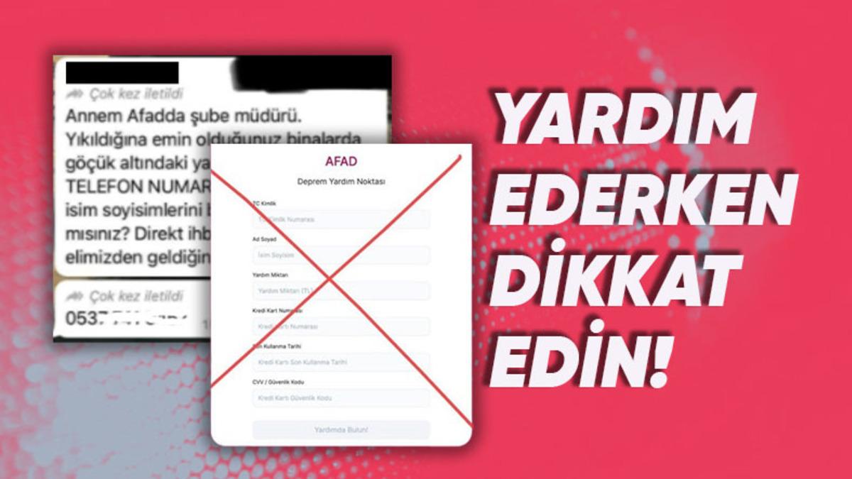 Yardım Kampanyalarını Sömürü ve Dolandırıcılığa Malzeme Eden Sahte Hesaplar, Siteler ve Fırsatçılar