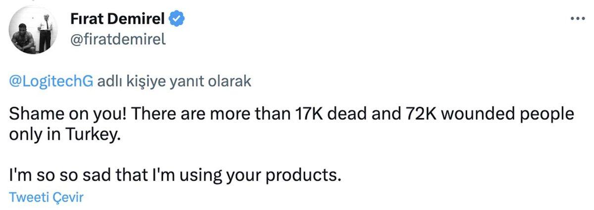 Logitech, Deprem Bölgesine Yapacağı Bağış Miktarı Nedeniyle Sosyal Medyada Tepki Topladı