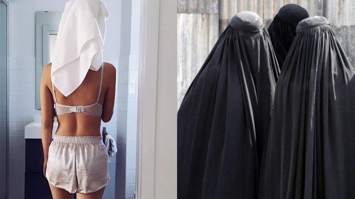 Diyelim ki Bu Görseldeki Kadınsınız ve Deprem Oldu, İç Çamaşırlarınızla Dışarı Çıkar mısınız?