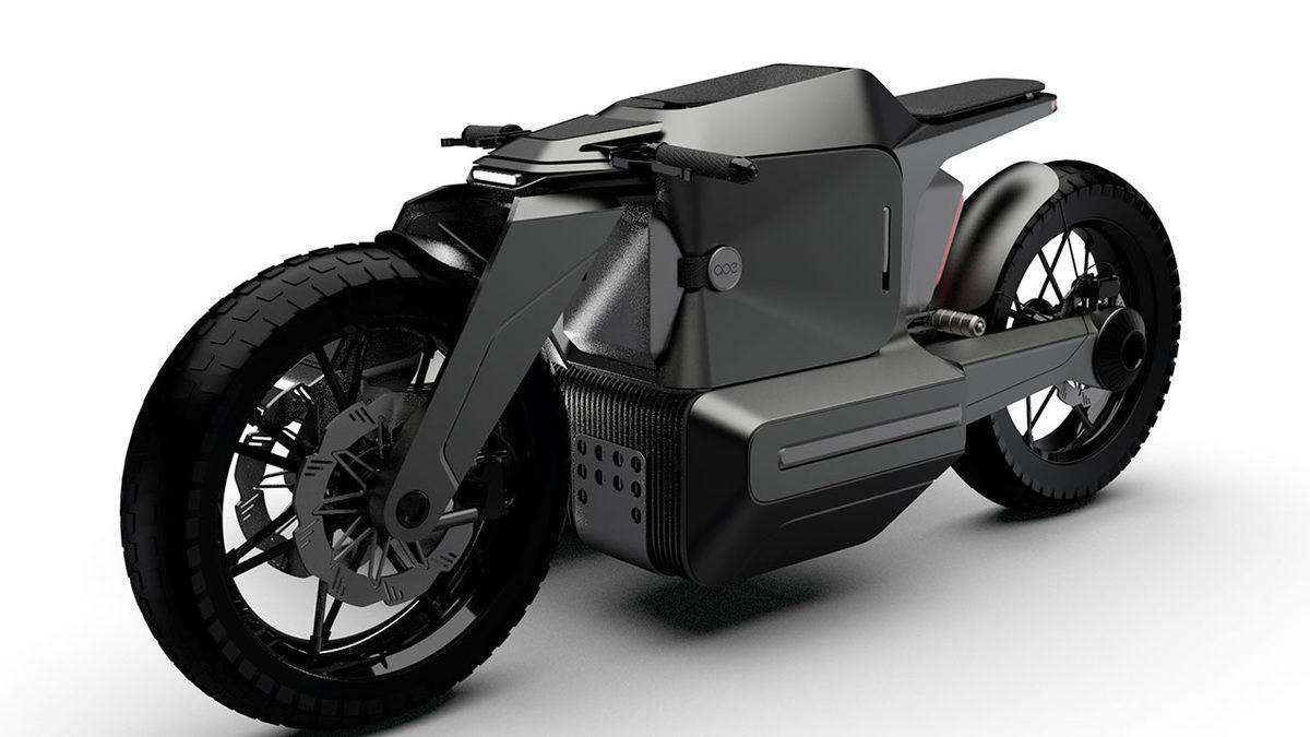 Başka Bir Çağdan Günümüze Gelmiş Gibi Görünen Elektrikli Motosiklet ’AOE Bike’ Tanıtıldı