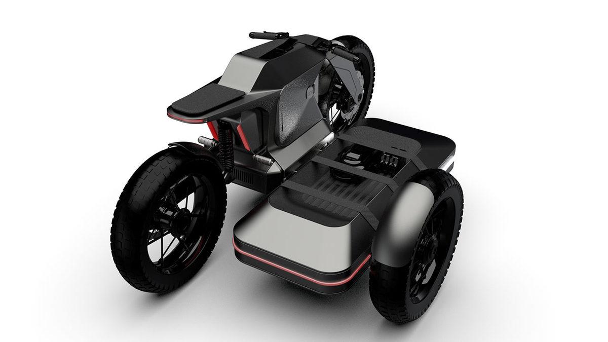 Başka Bir Çağdan Günümüze Gelmiş Gibi Görünen Elektrikli Motosiklet ’AOE Bike’ Tanıtıldı