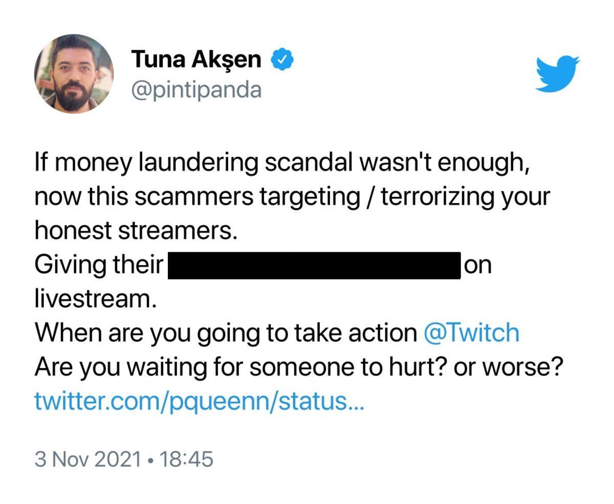 Twitch Mafyası Şimdi de Kendini Savunan Yayıncılara Saldırmaya Başladı: Yayın Sırasında Pqueen’in Kişisel Bilgileri Paylaşıldı