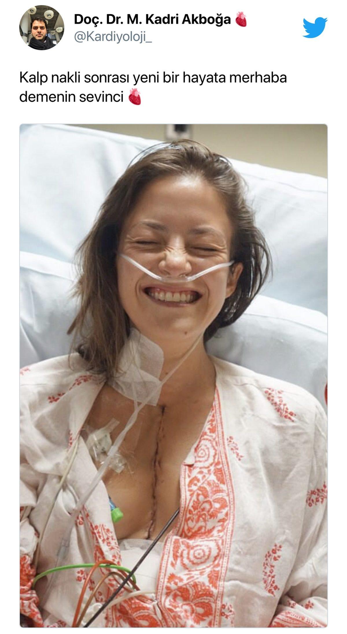 Kalp Nakliyle Son Anda Hayata Dönen Bir Kadının Görünce Yüreğinize Su Serpecek Fotoğrafı