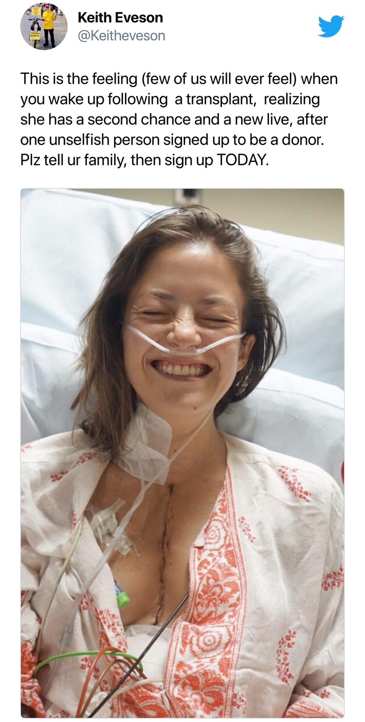 Kalp Nakliyle Son Anda Hayata Dönen Bir Kadının Görünce Yüreğinize Su Serpecek Fotoğrafı