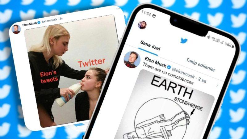 Elon Musk Kendine Torpil Yaptı: Twitter Ana Sayfası Elon Musk Paylaşımlarıyla Doldu Taştı