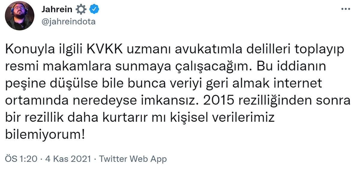 Jahrein, Twitch Yayıncılarının Kişisel Bilgilerinin Nasıl İfşalandığını Açıkladı: Hepimiz Tehlike Altındayız