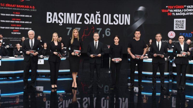 ’Türkiye Tek Yürek’ Programında Depremzedeler İçin 115 Milyar TL’den Fazla Bağış Toplandı