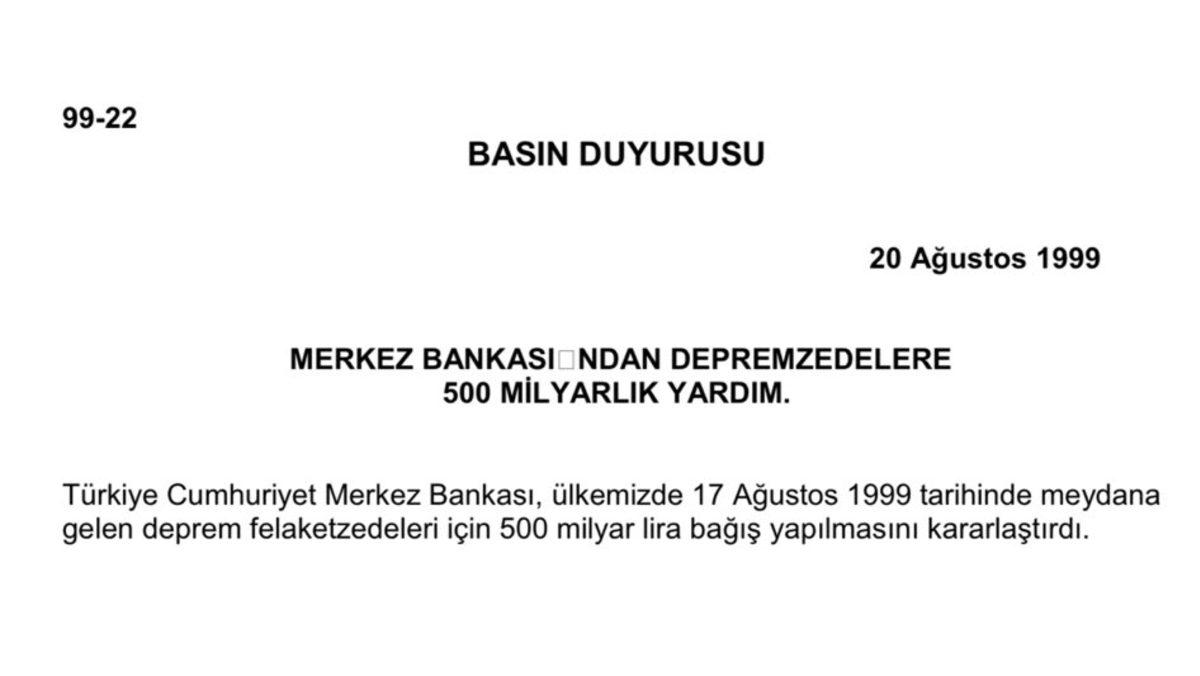 Merkez Bankası Başkanından 30 Milyar TL’lik Bağış Hakkında Açıklama: 